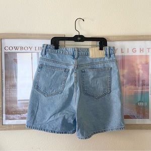 Zara High Rise Jean Shorts Size 8